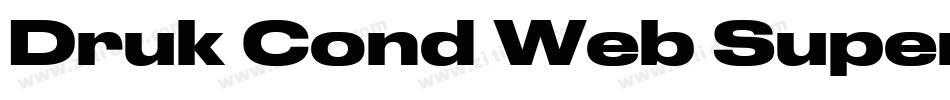 Druk Cond Web Super字体转换